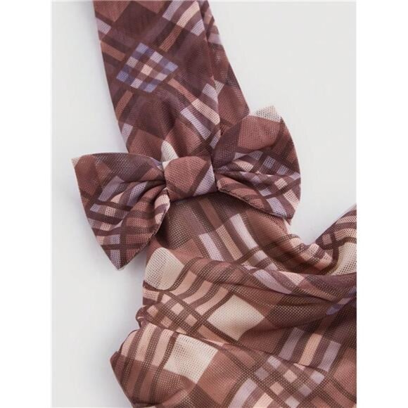 Flounce Neck Blouse And Fishtail Bodycon Maxi Skirt, Elegant Vintage 2-Piece - Picture 7 of 8